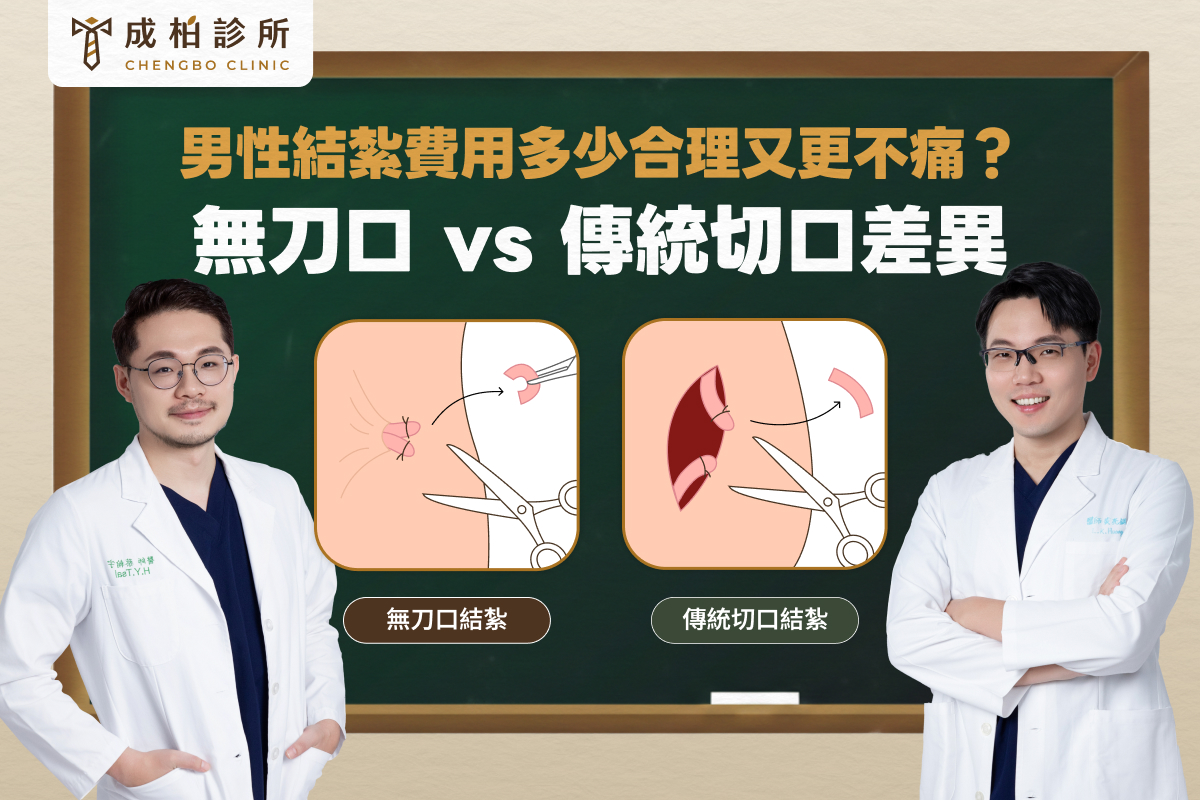 男性結紮費用多少合理？男性無刀口 vs 傳統切口差異