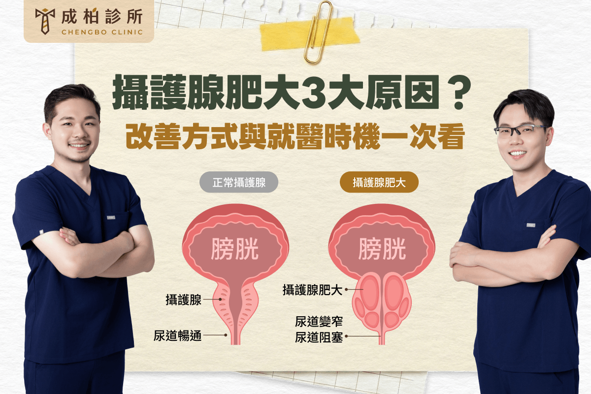 攝護腺肥大症狀、原因，一文告訴你！