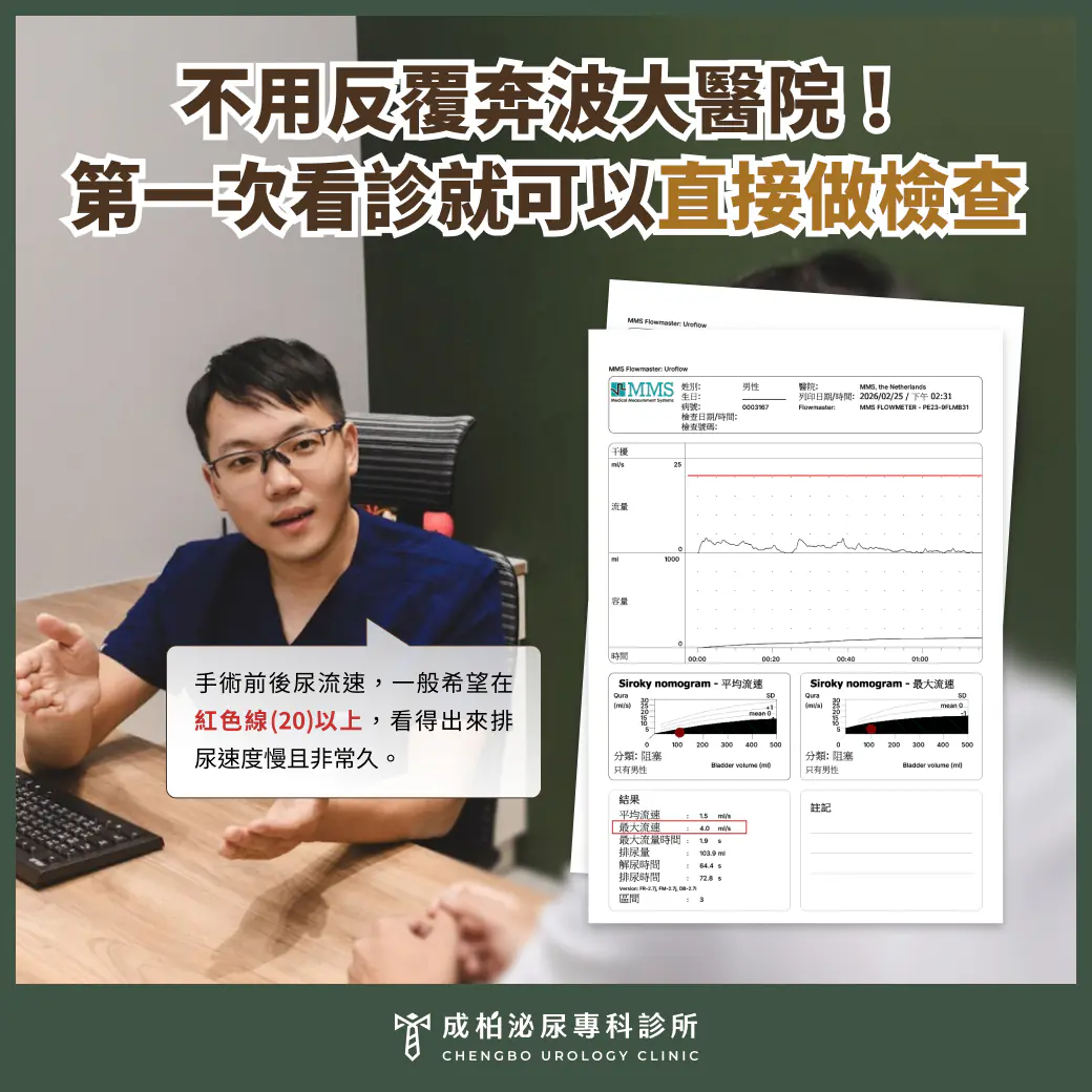 不用反覆奔波大醫院！ 成柏第一次看診就可以直接做檢查